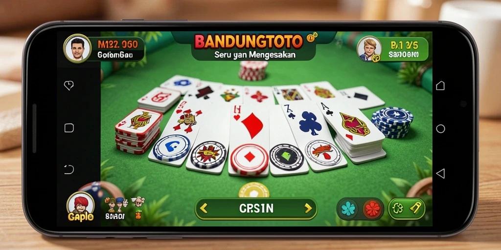 Tampilan menarik saat bermain Gaple di BANDUNGTOTO.