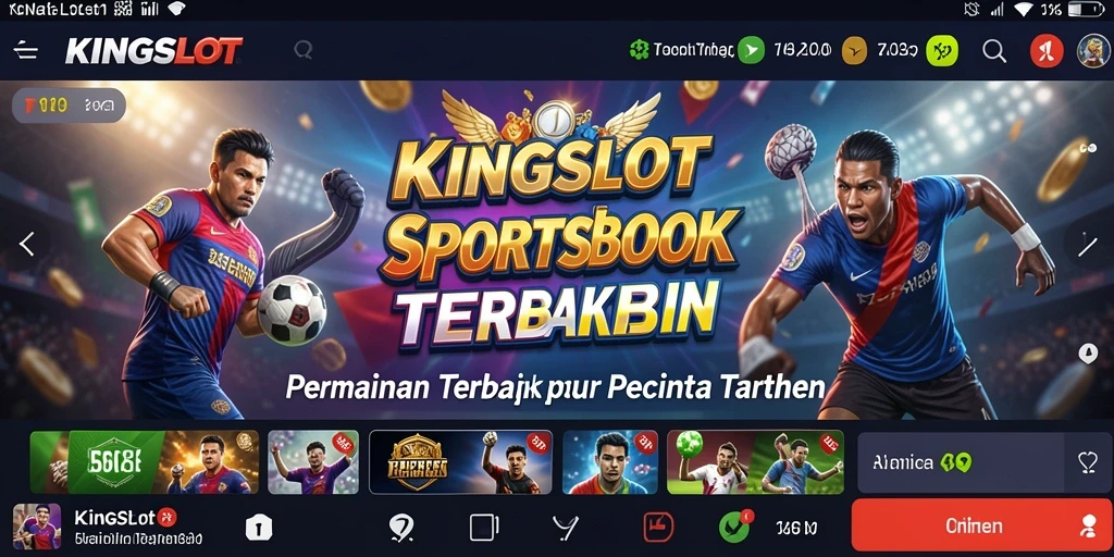 Gameplay menarik dalam aplikasi Sportsbook KINGSLOT.